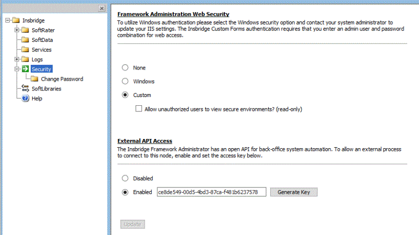 Selecting Security for IBFA